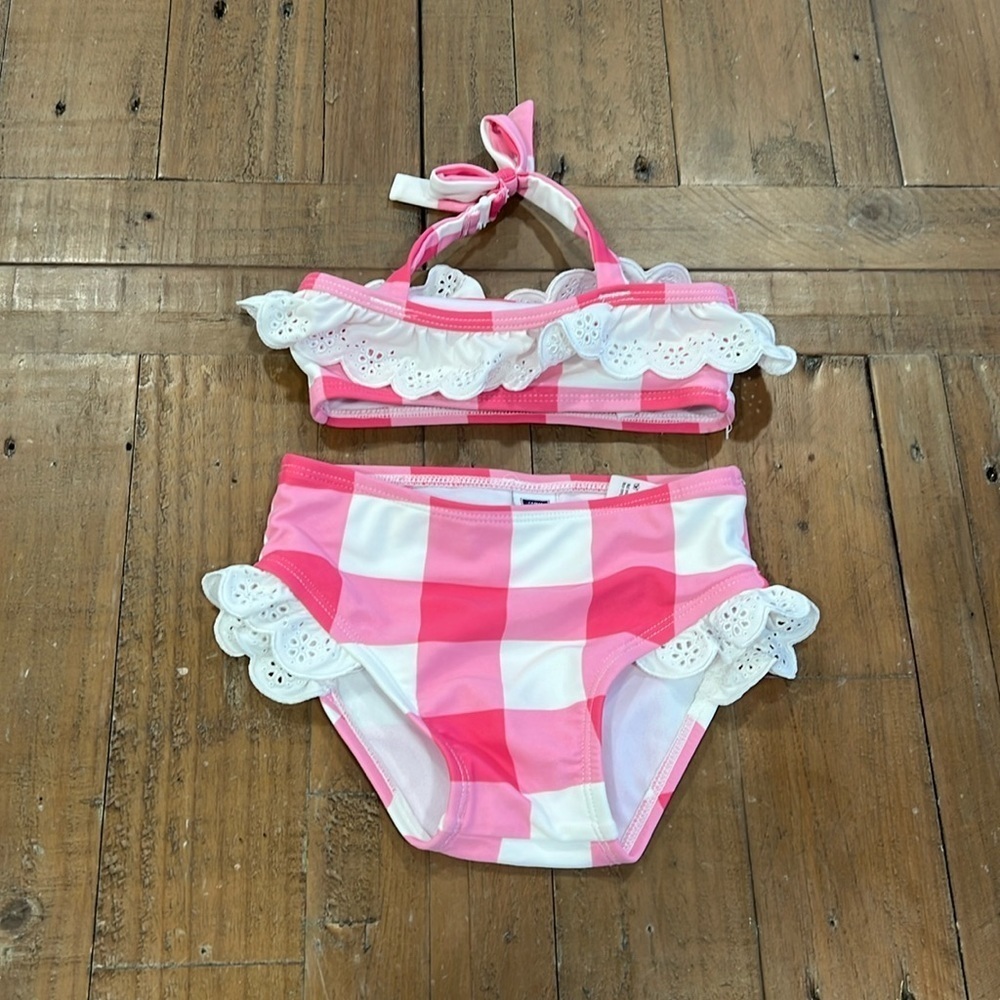 Janie and jack picnic plaid bikini